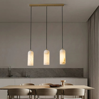 Marble Bedroom Bedside LED Chandelier