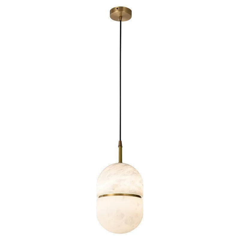 Natural Marble Stone Bedroom Bedside Chandelier