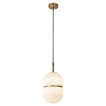 Natural Marble Stone Bedroom Bedside Chandelier
