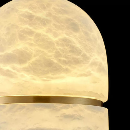 Natural Marble Stone Bedroom Bedside Chandelier