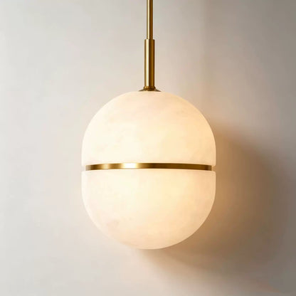 Natural Marble Stone Bedroom Bedside Chandelier