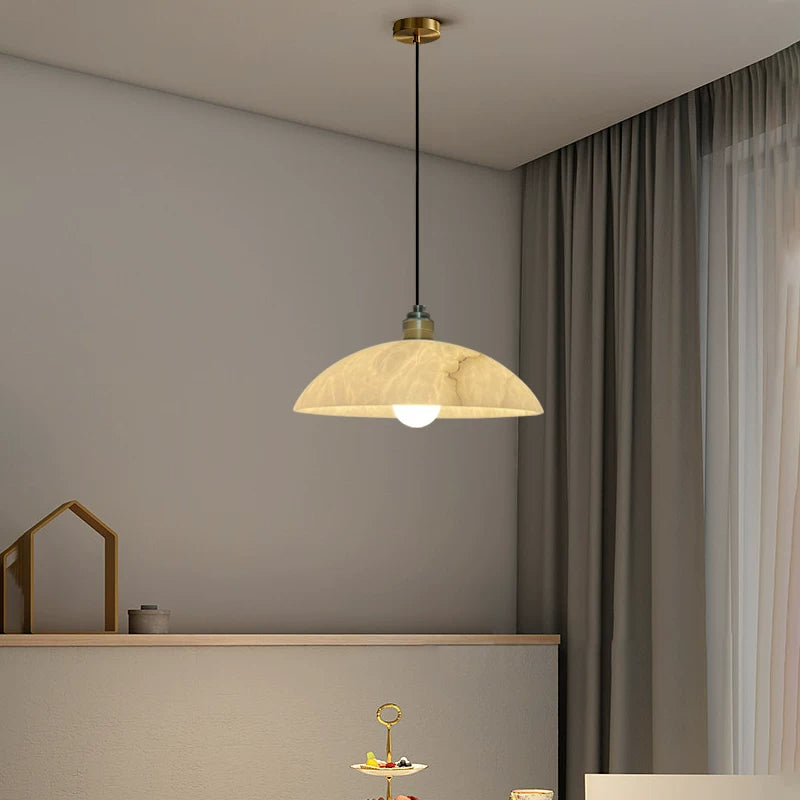 Luxury Cloud Stone LED Restaurant Pendant Lights