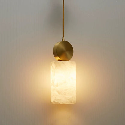 Nordic Marble Stone Bedroom Small Chandelier