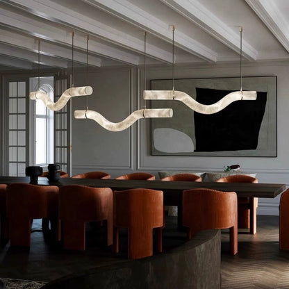Marble Table Dining Room Kitchen Chandelier