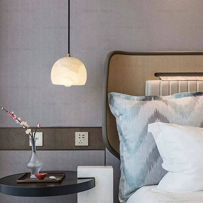 Nordic Natural Marble Adjustable Bedside Chandelier