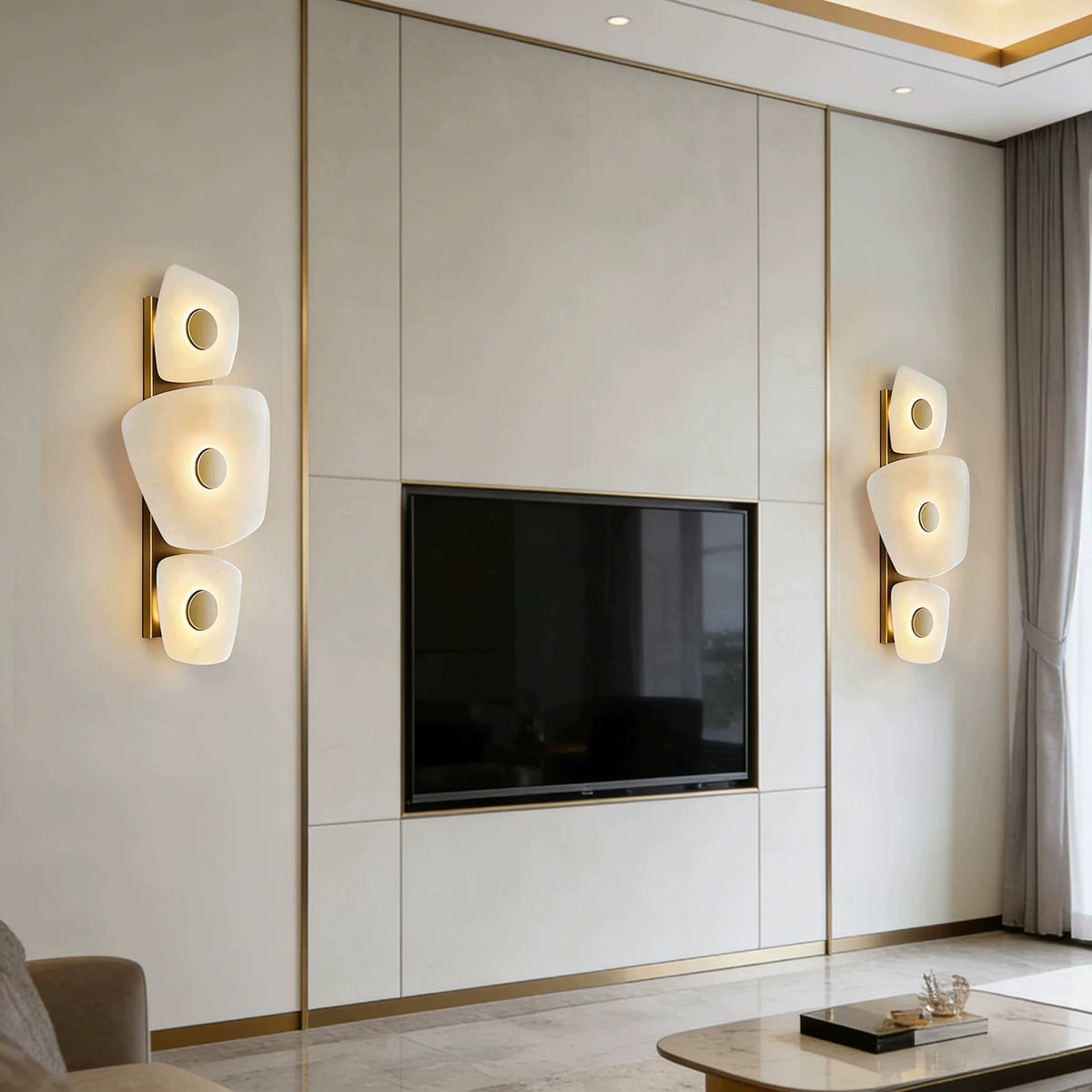 Nordic Cloud Stone Bedroom Bedside Wall Lights