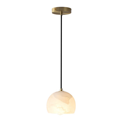 Nordic Natural Marble Adjustable Bedside Chandelier