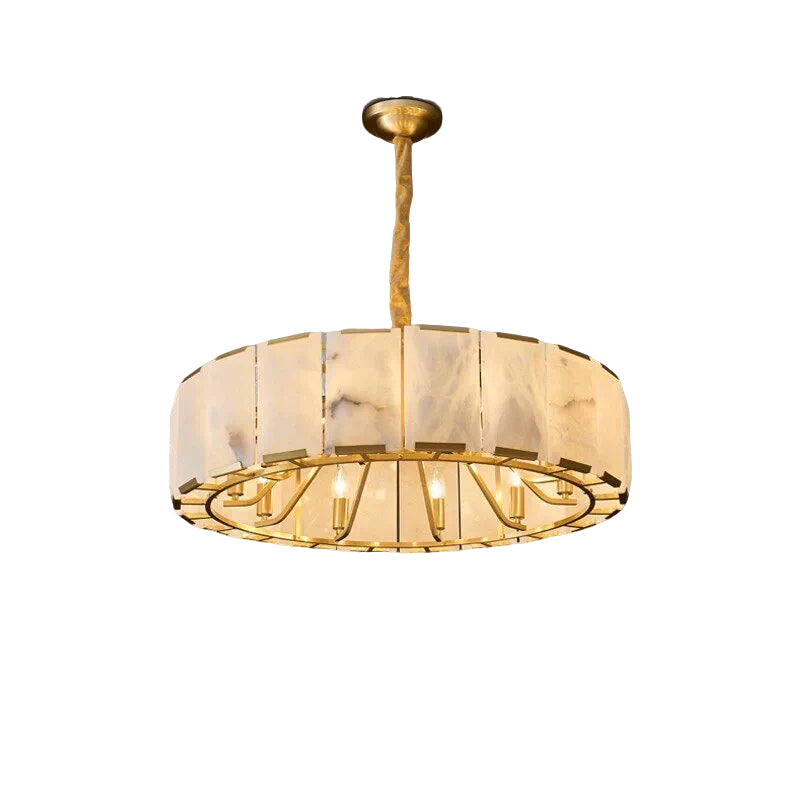 Luxury Natural Marble Living Room Pendant Light ﻿