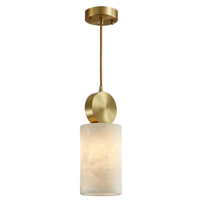 Nordic Marble Stone Bedroom Small Chandelier