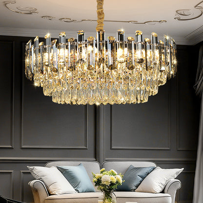 Luxury Crystal LED Living Room Nordic Design Chandelier