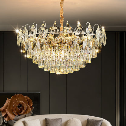 Luxury Crystal Living Room LED Chandelier