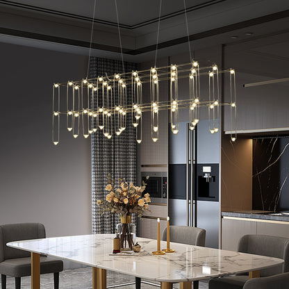 Nordic Restaurant Creative Firefly LED Chandelier