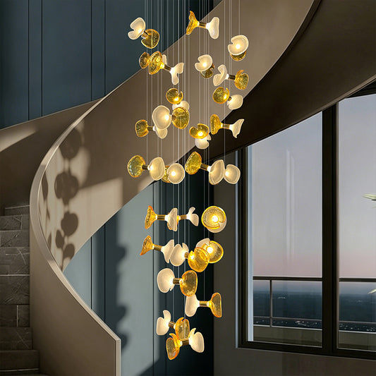Modern Minimalist Loft Villa Duplex Stair Pendant Light