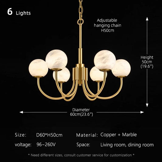 Luxury Living room Marble Pendant light