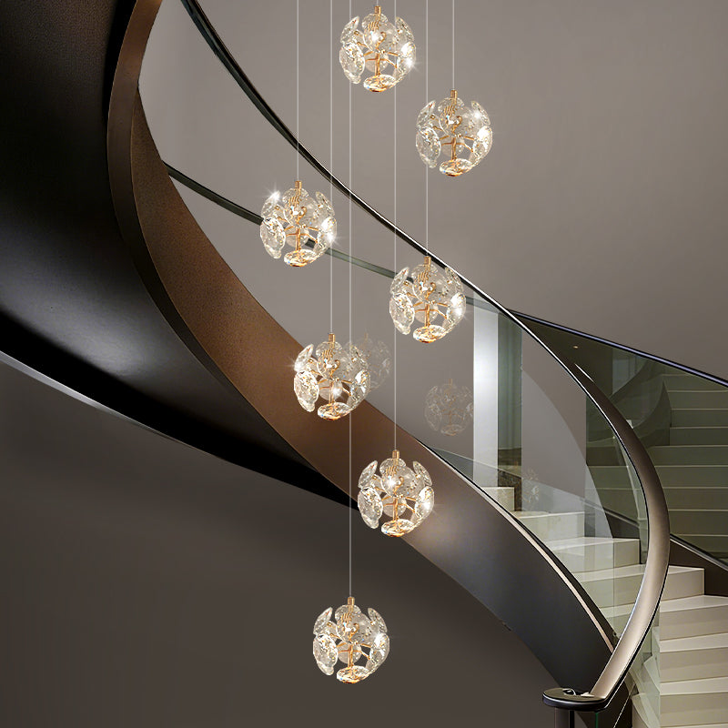 Staircase Chandelier Lustre Hanging Light