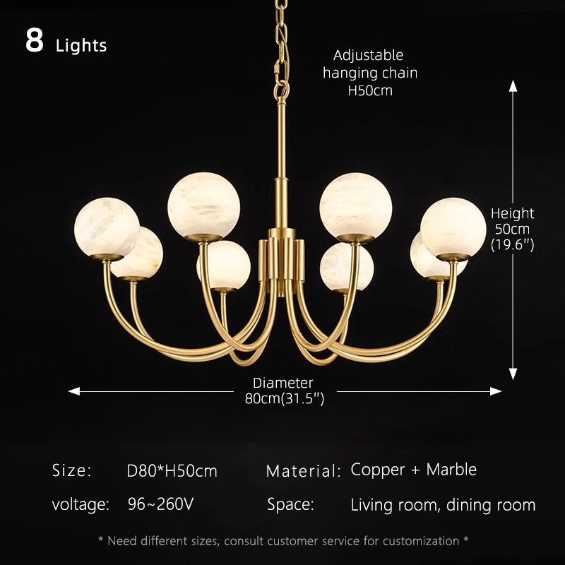 Luxury Living room Marble Pendant light