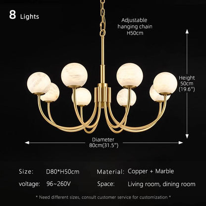Luxury Living room Marble Pendant light