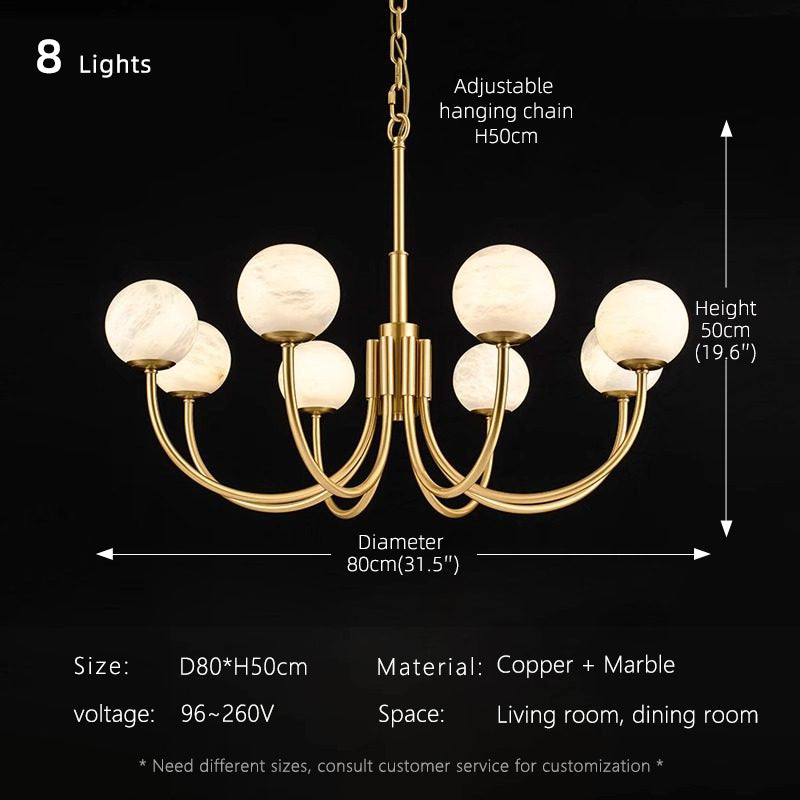 Luxury Living room Marble Pendant light