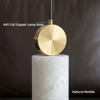 Nordic Marble Stone Bedroom Small Chandelier