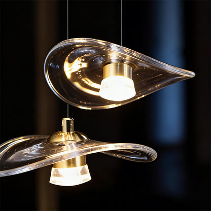Stair Chandelier Luxury Nordic Minimalist Glass Staircase Chandelier Lighting Villa Staircase High Ceiling Chandelier