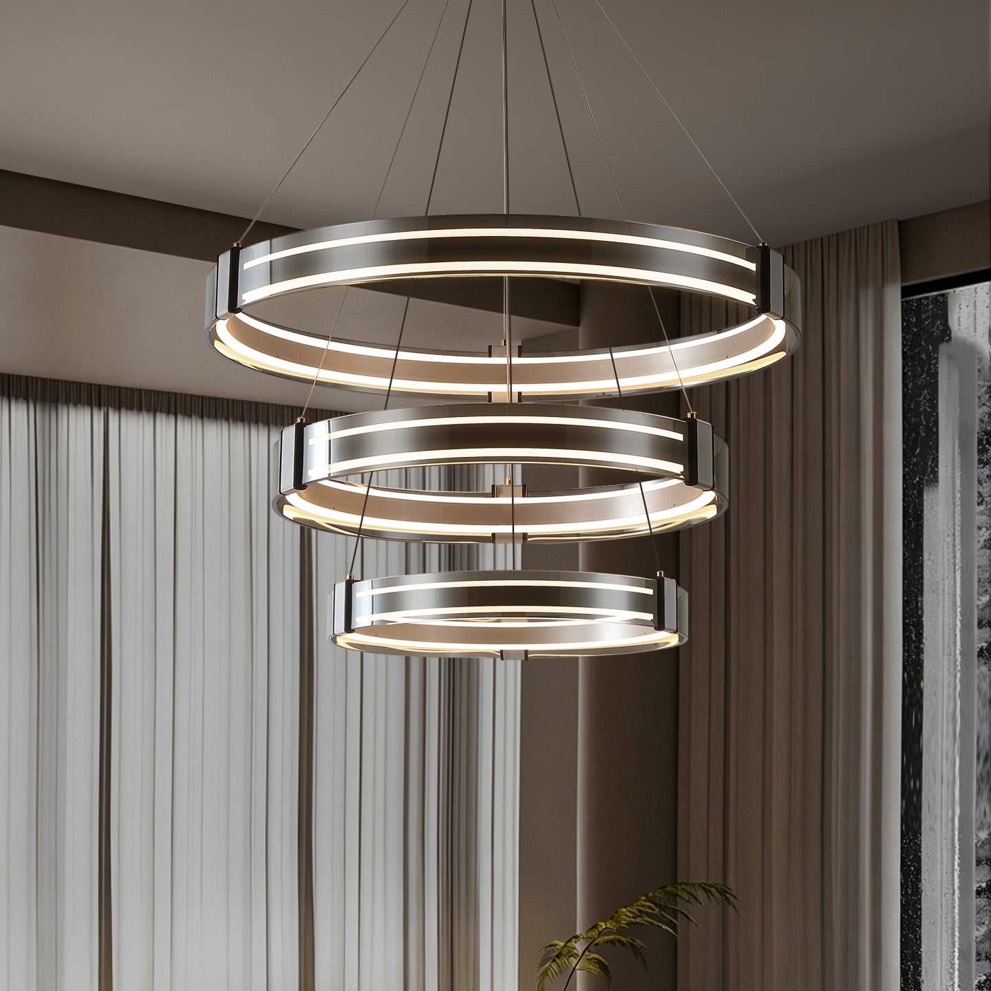 Luxury Villa Living Room Chandelier