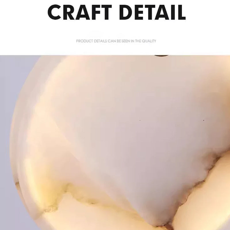 Natural Marble Art Middle Hot Sell Chandelier