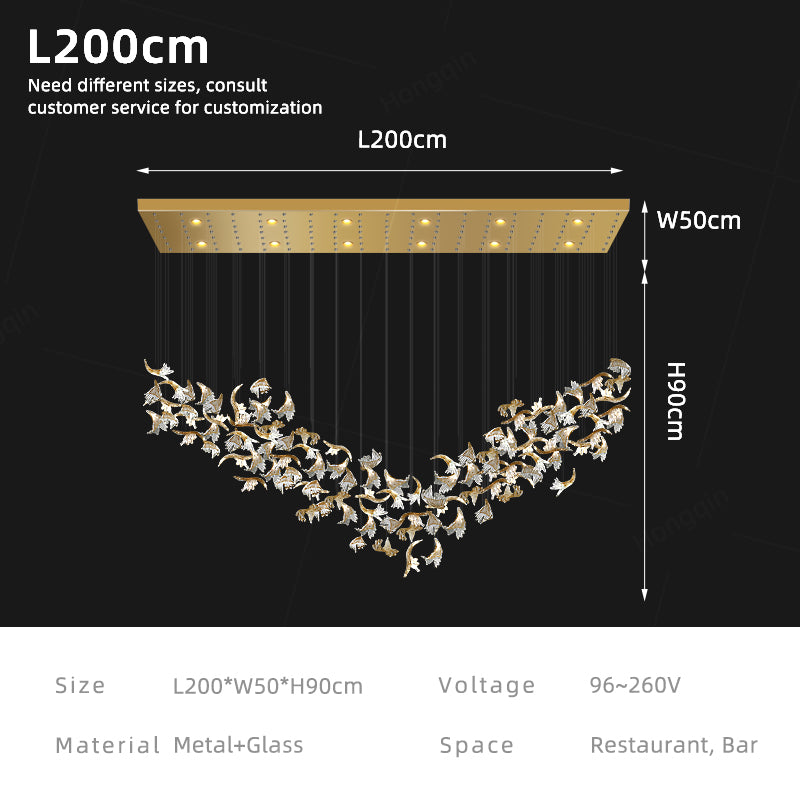 Modern Luxury Led Pendent Light Kitchen Dining Chandeliers Kitchen Island Dining Room Glass Pendant Light