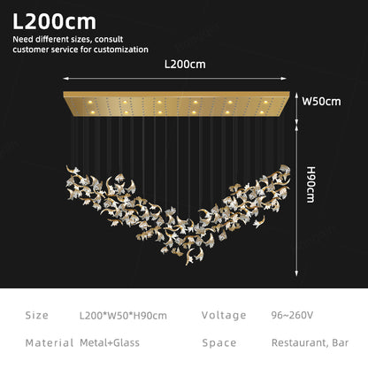 Modern Luxury Led Pendent Light Kitchen Dining Chandeliers Kitchen Island Dining Room Glass Pendant Light