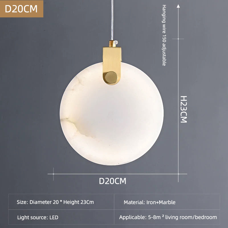 Natural Marble Art Middle Hot Sell Chandelier