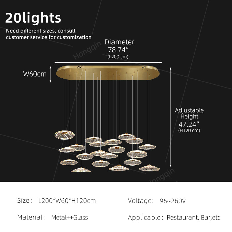 Modern Dining Room Pendant Lights Bar Kitchen Island Table Decor Hanging Lights Creative Glass Led Pendant Lamp