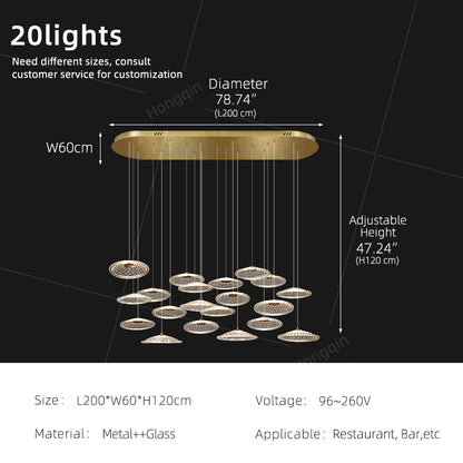 Modern Dining Room Pendant Lights Bar Kitchen Island Table Decor Hanging Lights Creative Glass Led Pendant Lamp