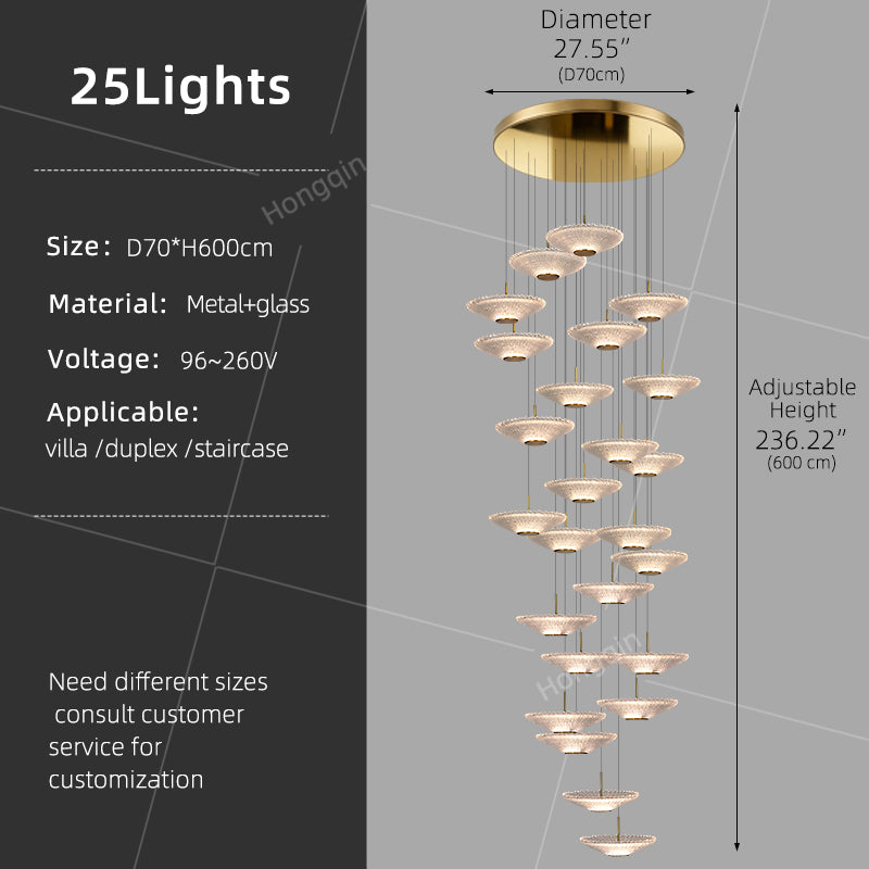 Modern Led Staircase Pendant Lamp
