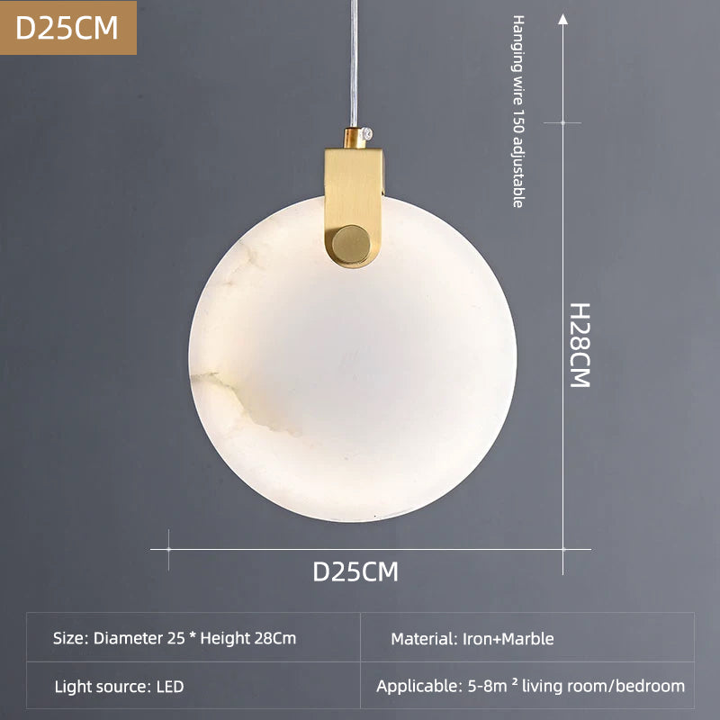 Natural Marble Art Middle Hot Sell Chandelier