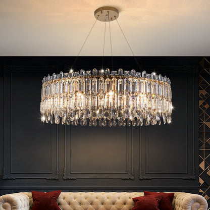 Luxury Villa Living Room Crystal High-end Hanging Chandelier