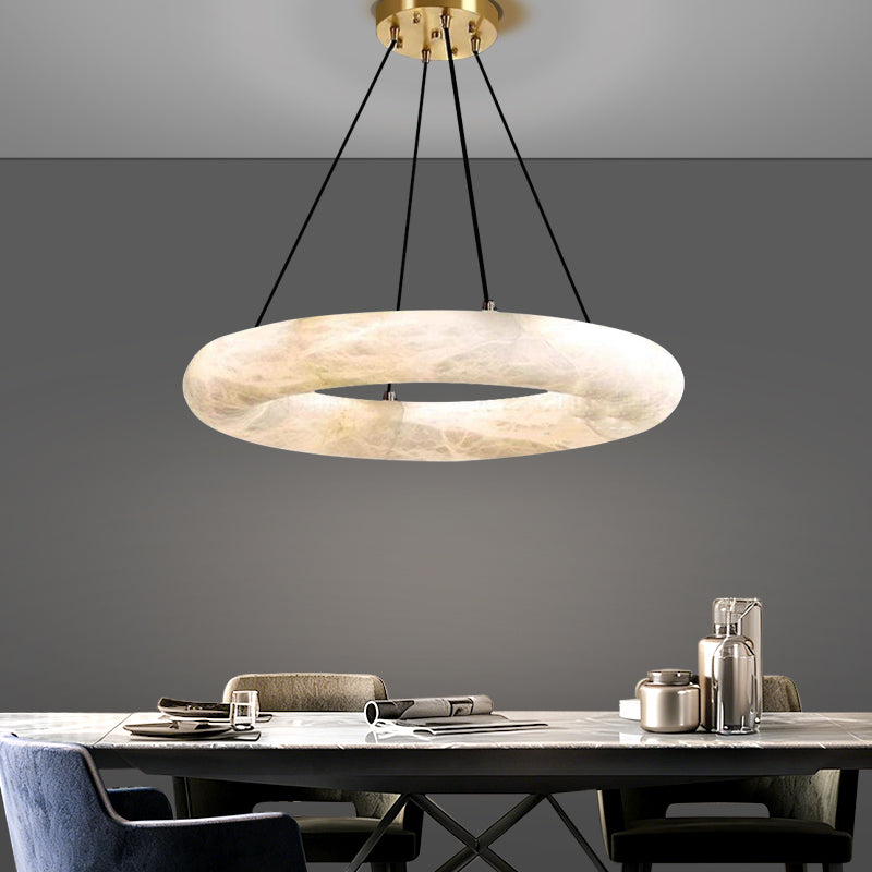 Modern Minimalist Marble Living Room Chandelier