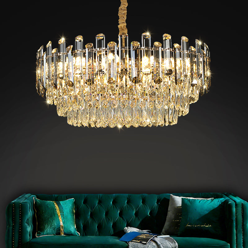 Luxury Crystal LED Living Room Nordic Design Chandelier
