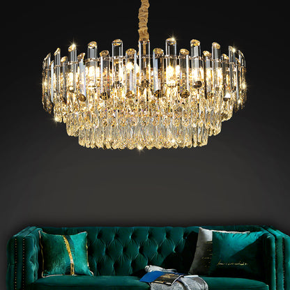 Luxury Crystal LED Living Room Nordic Design Chandelier