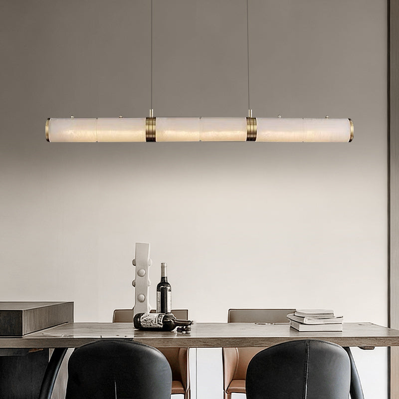 Modern Minimalist Restaurant All Copper Natural Pendant Lamp