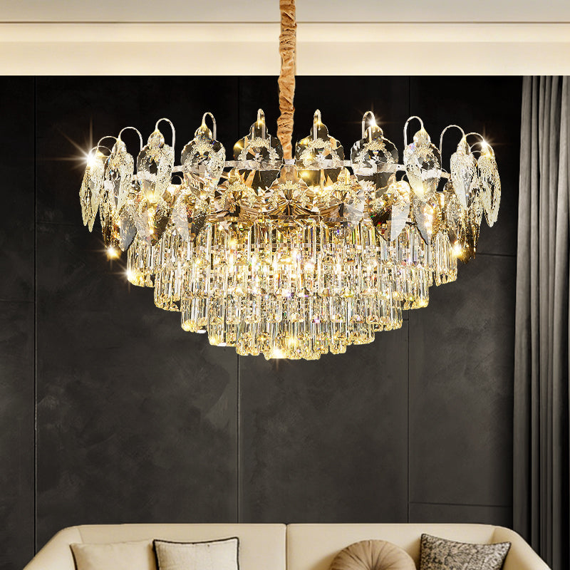 Luxury Crystal Living Room LED Chandelier