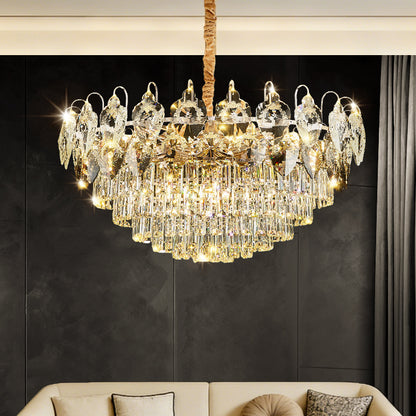 Luxury Crystal Living Room LED Chandelier
