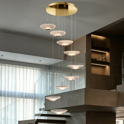 Modern Led Staircase Pendant Lamp