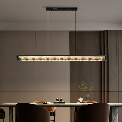 Modern Minimalist Linear Dining Room Pendant Light