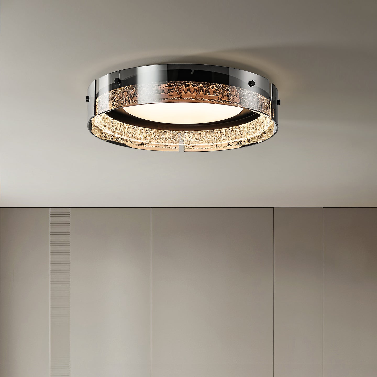 Modern Luxury Round Flush Mount Ceiling Light