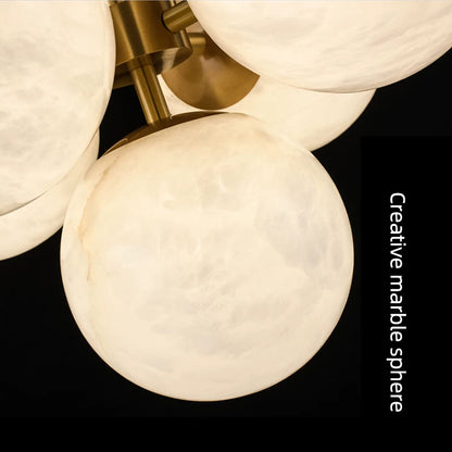 Luxury Minimalist Cloudstone Chandelier