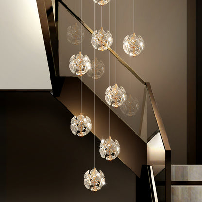 Staircase Chandelier Lustre Hanging Light
