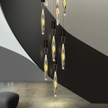 Modern Luxury Staircase LED Chandelier