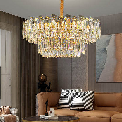 Modern Led Living Room Ceiling Dining Room Crystal Hanging Lamp