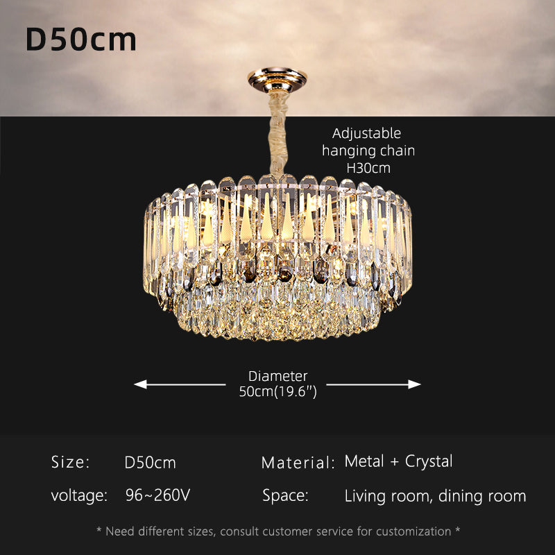 New Crystal Living Room Pendant Light