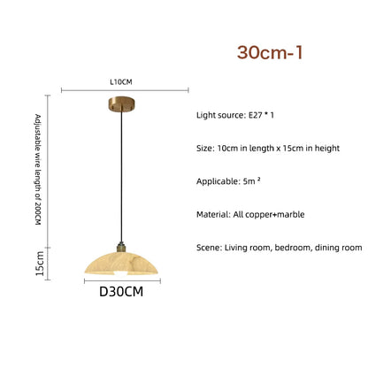 Luxury Cloud Stone LED Restaurant Pendant Lights