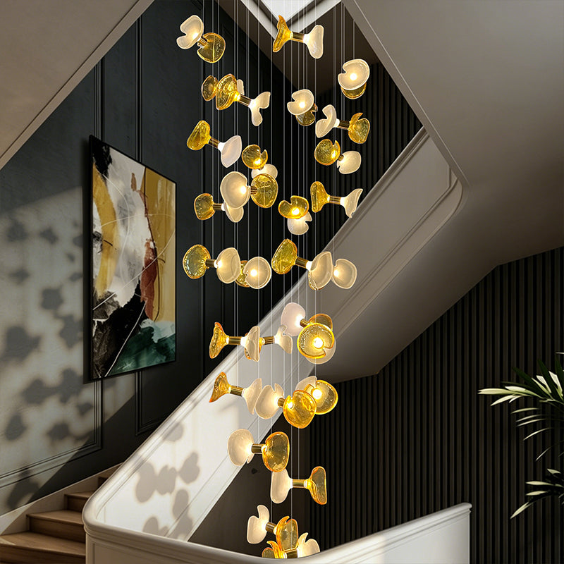 Modern Minimalist Loft Villa Duplex Stair Pendant Light